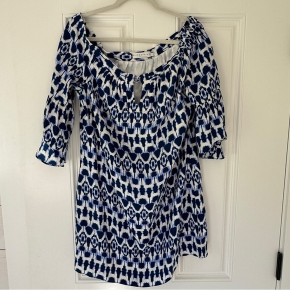 Alice & Trixie by Angela George Off The Shoulder Willow Silk Dress - Picture 2 of 7